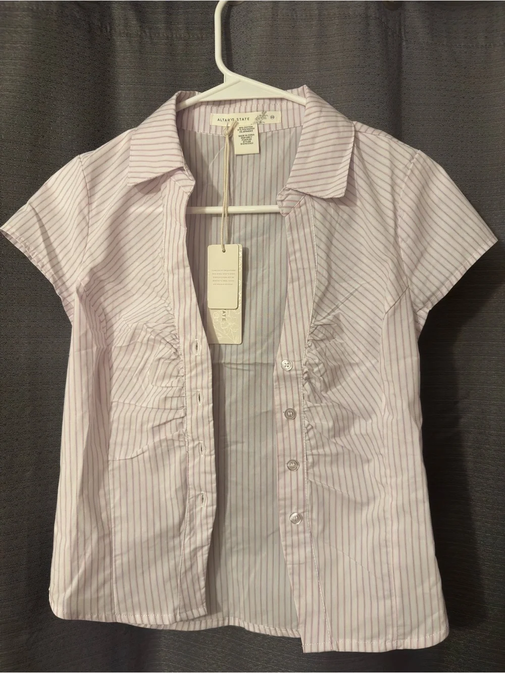 Altard State Jennifer Stripe Cinch Top - Picture 2 of 5